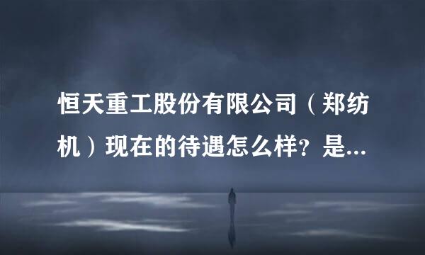 恒天重工股份有限公司（郑纺机）现在的待遇怎么样？是什么水准？望知情人详细说说……谢了。