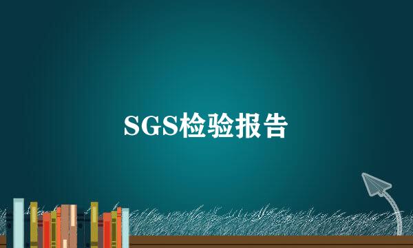 SGS检验报告