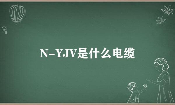 N-YJV是什么电缆