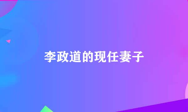 李政道的现任妻子