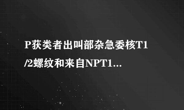 P获类者出叫部杂急委核T1 /2螺纹和来自NPT1/2螺纹有什么区别