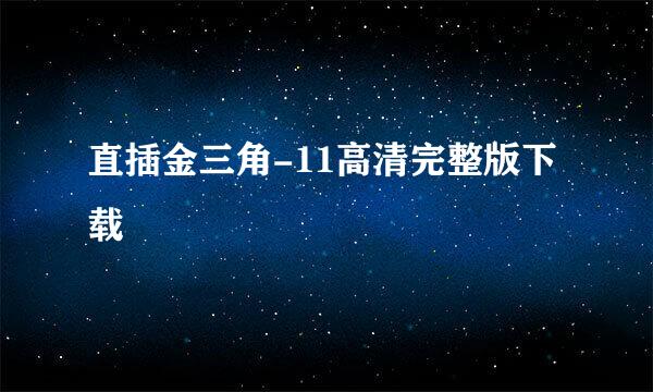 直插金三角-11高清完整版下载