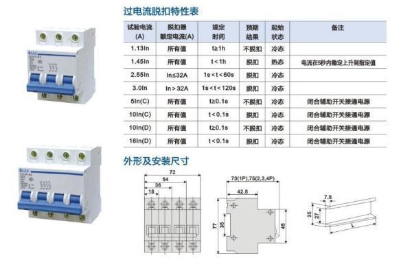 DZ47-63-C16小型断路器型号的意思?