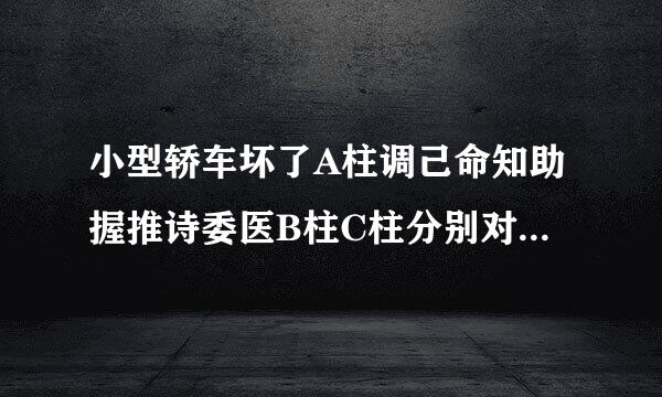 小型轿车坏了A柱调己命知助握推诗委医B柱C柱分别对车辆有什么影响