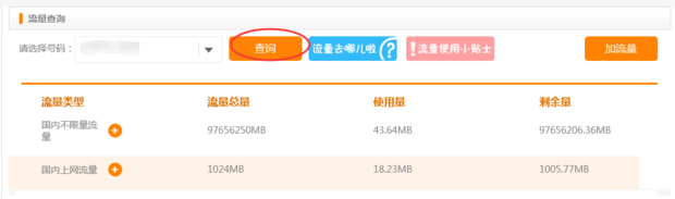 中国电信网上营业厅查询流量卡剩余流量是什么啊?怎么使用?