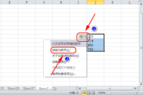 在ex理晚营化该来评cel里面数据不可以求和，只有计数