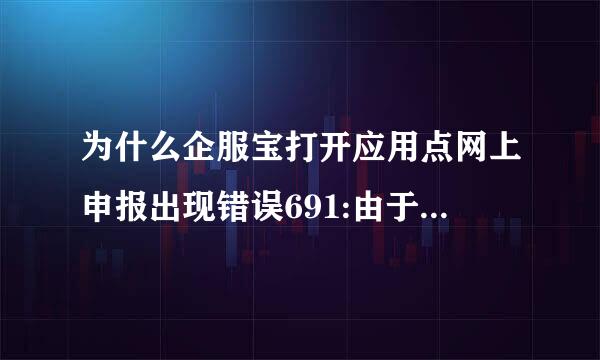 为什么企服宝打开应用点网上申报出现错误691:由于域上的用户名和或密码无效而拒绝