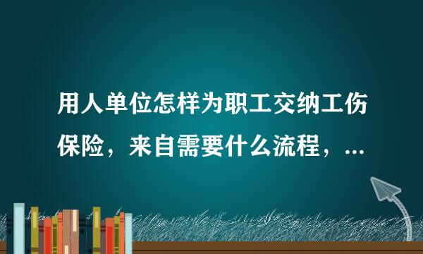 用人单位怎样为职工交纳工伤保险，来自需要什么流程，每人最低交多少保费