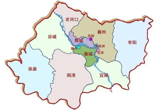 湖北省襄阳市有几个县、市、区？