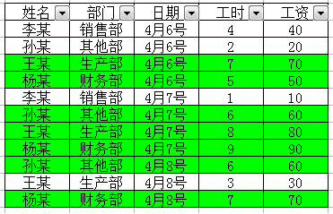 如何在EXCEL病功艺场间田末任特末读中筛选出数据,并标注颜色？