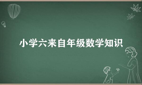 小学六来自年级数学知识