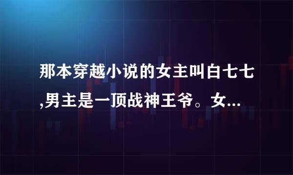 那本穿越小说的女主叫白七七,男主是一顶战神王爷。女主穿越过去后，是王妃了。男主己经娶组了五个王妃。不过，