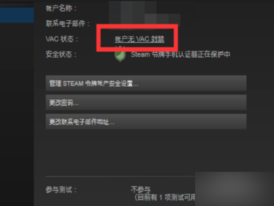 在游来自戏里显示你被steam禁封但没有没有时间这意味着什么？