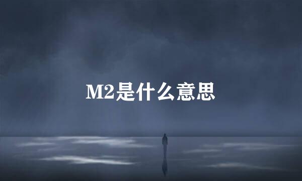 M2是什么意思