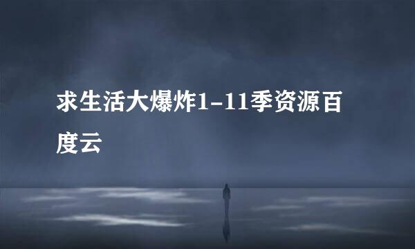 求生活大爆炸1-11季资源百度云