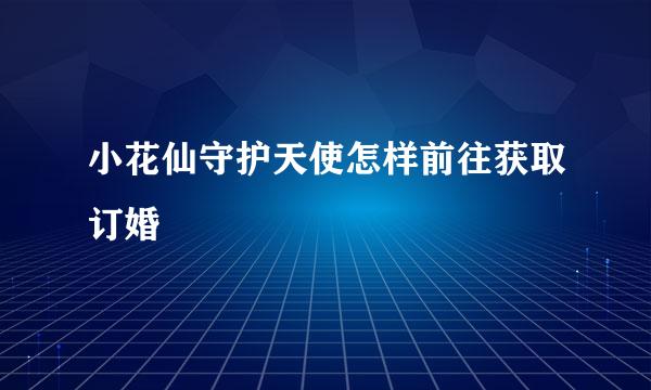 小花仙守护天使怎样前往获取订婚