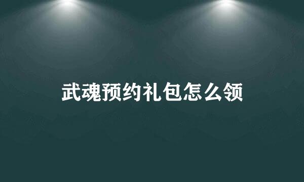 武魂预约礼包怎么领