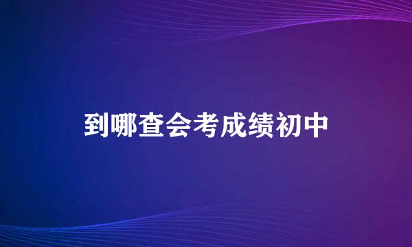 到哪查会考成绩初中