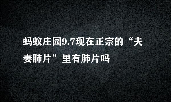 蚂蚁庄园9.7现在正宗的“夫妻肺片”里有肺片吗