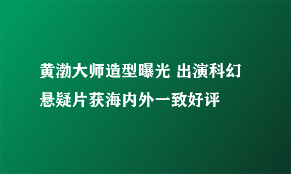 黄渤大师造型曝光 出演科幻悬疑片获海内外一致好评