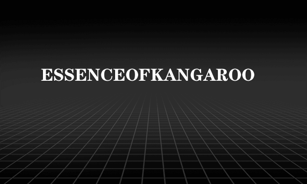 ESSENCEOFKANGAROO