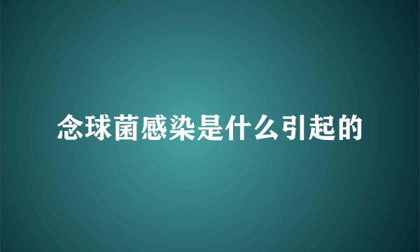 念球菌感染是什么引起的