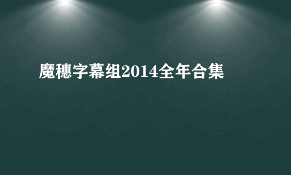 魔穗字幕组2014全年合集