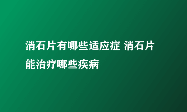 消石片有哪些适应症 消石片能治疗哪些疾病