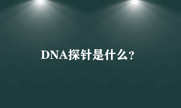 DNA探针是什么？