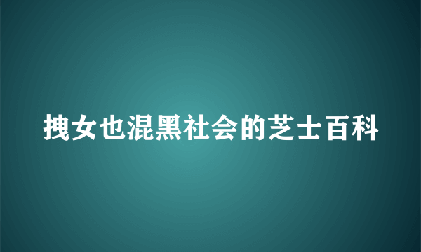 拽女也混黑社会的芝士百科