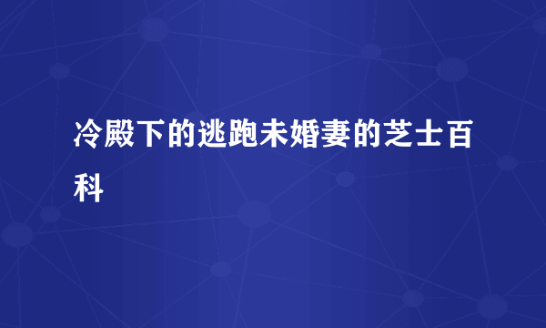 冷殿下的逃跑未婚妻的芝士百科