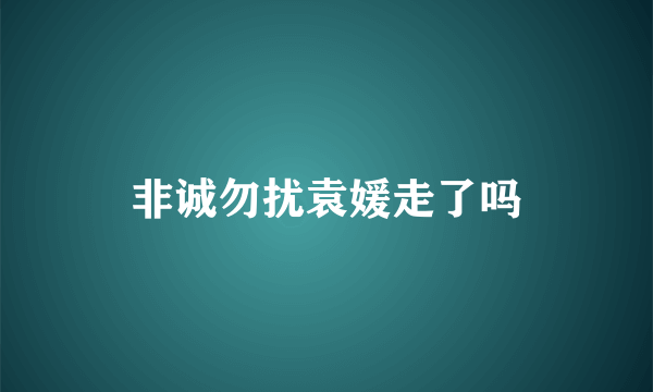 非诚勿扰袁媛走了吗