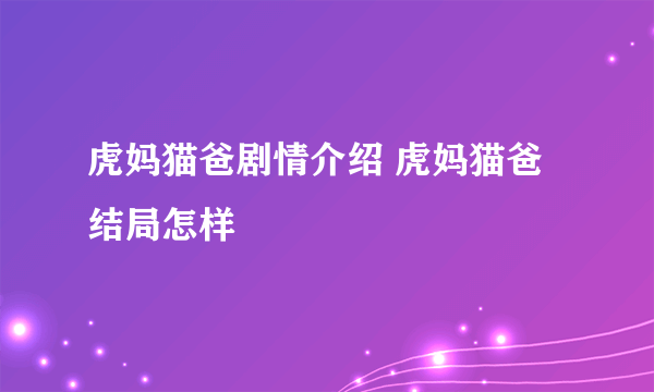 虎妈猫爸剧情介绍 虎妈猫爸结局怎样