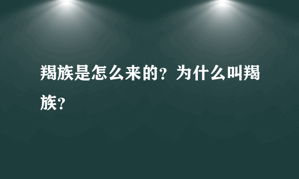 羯族是怎么来的？为什么叫羯族？