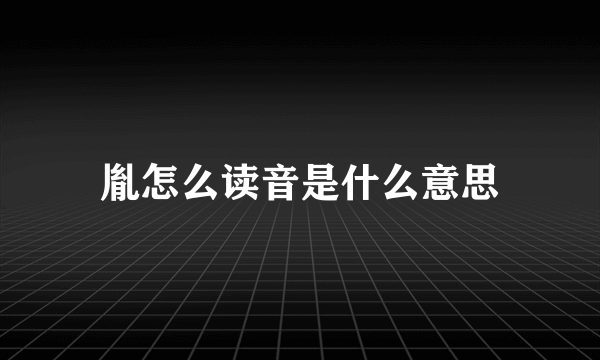 胤怎么读音是什么意思