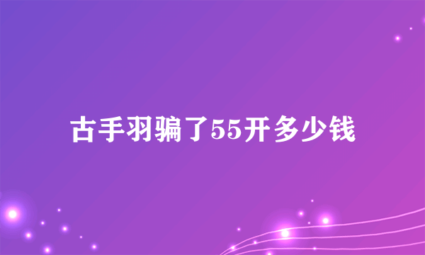 古手羽骗了55开多少钱