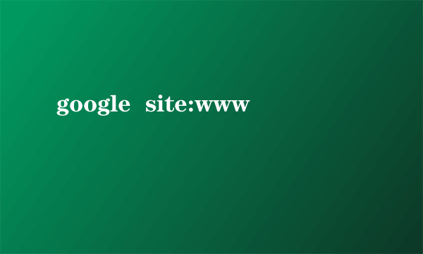 google  site:www