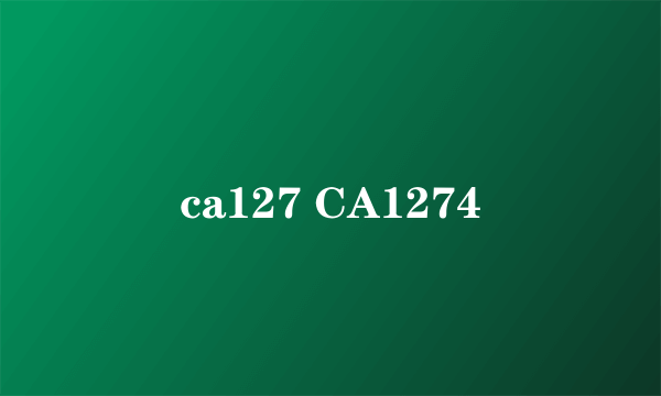 ca127 CA1274