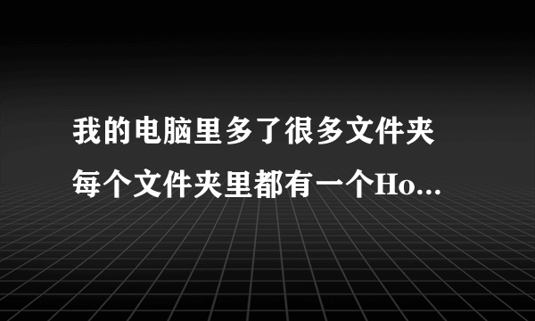 我的电脑里多了很多文件夹 每个文件夹里都有一个HotFixInstaller.exe 这是个什么文件 有用吗 怎么删除啊