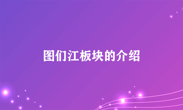 图们江板块的介绍